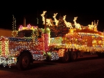 truck xmas lights