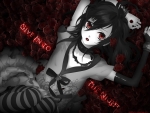 Gothic anime vampire girl