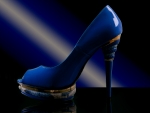 Blue High Heel