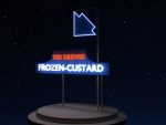 Ted Drewes Frozen-Custard Neon Sign