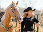 Cowgirl and Her Horse