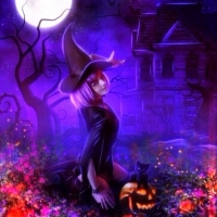 Halloween in Purple