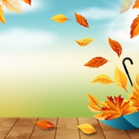 Catching Fall Leaves