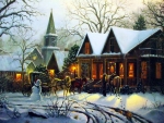 Christmas in Village