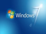 Blue Windows 7 wallpaper