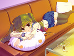 Anime Girl on Sofa