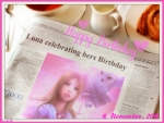 HAPPY BIRTHDAY,LUNA â™¥â™¥â™¥