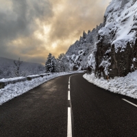 Mountain Winter Road