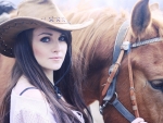 Cowgirl and Friend