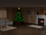 Interior Christmas Scene