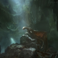 Dragon in a Cave