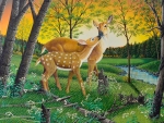 Deer in the Forest