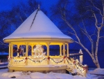 December gazebo