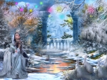 Fantasy winter nature