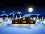 Winter night, Santa's coming
