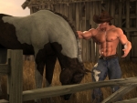 Cowboy at barn (13)