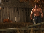 Cowboy at barn (2)