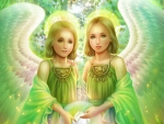 Angels of young trees