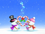Snowman romance