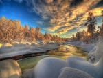 Winter river