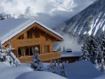Winter Wooden House