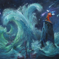 Mickey creats the magic