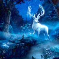 White Fantasy Stag
