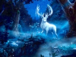 White Fantasy Stag