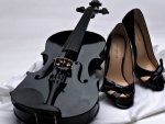 Violin and shoes