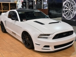 WHITE FORD MUSTANG 2013