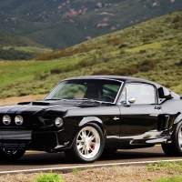 FORD MUSTANG BOSS BLACK.....