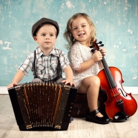 Children and musical instruments