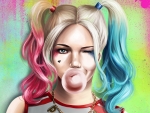 Face of Harley Quinn
