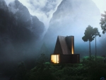 House in the Mountain Mist
