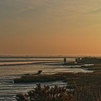 Sunset Afterglow at Heybridge Basin