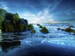 Rocks in the Sea