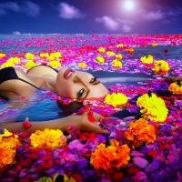 Surrounded by Flowers