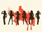Cowgirl Silhouettes