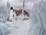 Lighthouse in Winter