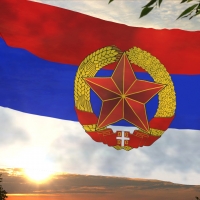 Flag of SPR Serbia
