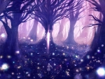 Purple forest
