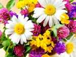 Basket of Spring Flowers