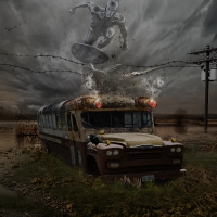 dark bus