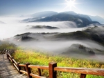 Landscape of Fog and Mist