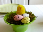 Easter table decoration