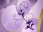 Vector Flower Patterns Purple