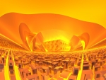 Bright Furnace - 3d Fractal Art