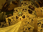 City of Golden Dust - 3d Fractal Art