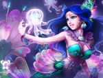 Mermaid With a Jellyfish