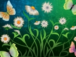 Butterflies and Flowers